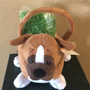Puppy Plush Easter Basket Toy Hauler Room Decor NW